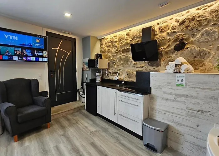 Loft Con Jacuzzi Os Arcos 아파트 *